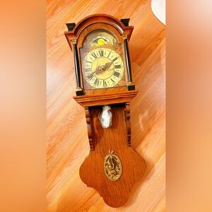 【sold】Vintage Dutch Wall Clock AS IS FOR PARTS untested